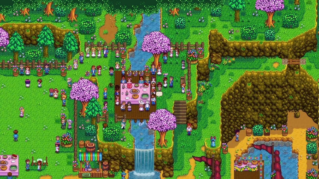 It's time again for The Flower Dance Festival! Spring Day 24 Year 2 of the Stardew Valley.