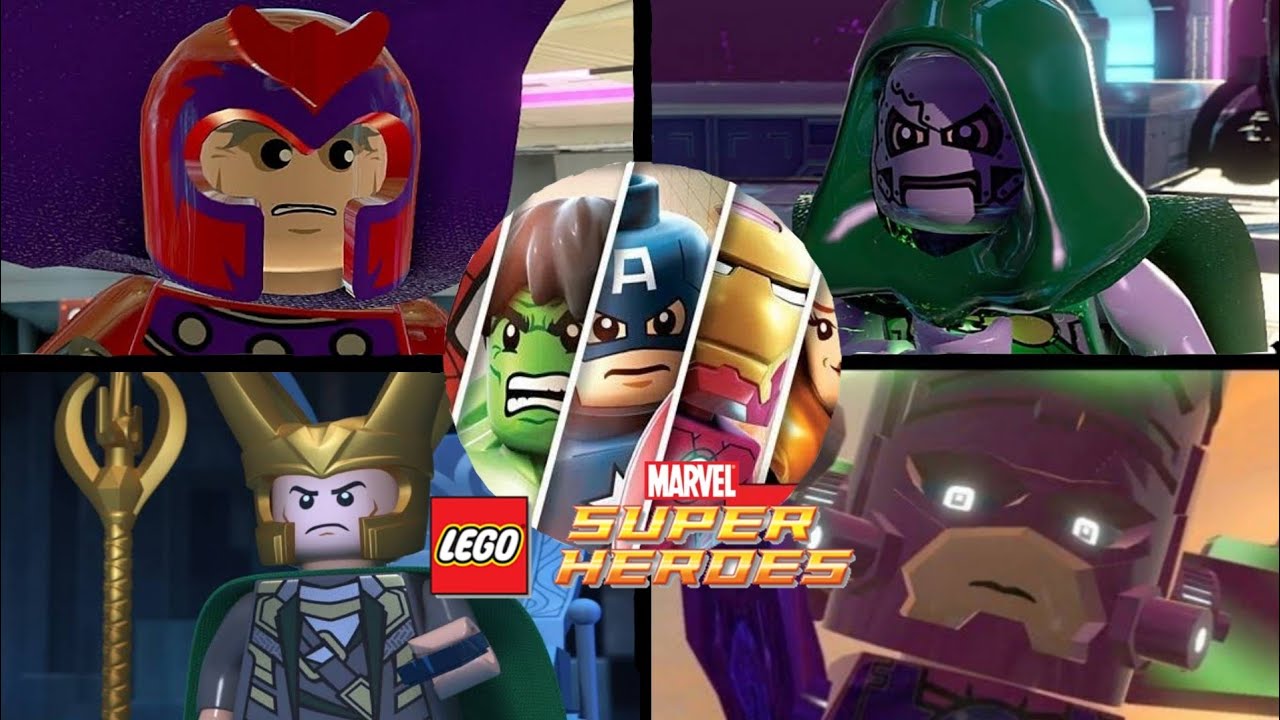 Lego Marvel Superheroes | (All bosses) +  (Cutscenes)