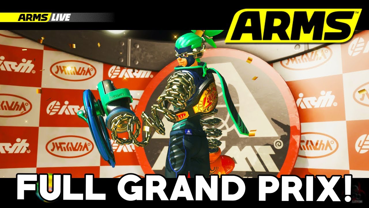ARMS - Complete GRAND PRIX Gameplay! - Fighting Max Brass In Finals!