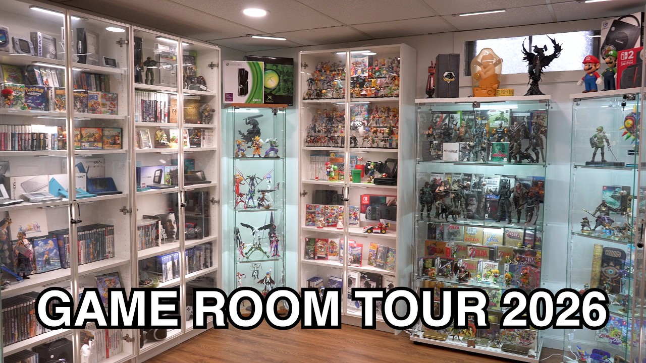 GAME ROOM TOUR 2026 (30+ years of collecting)