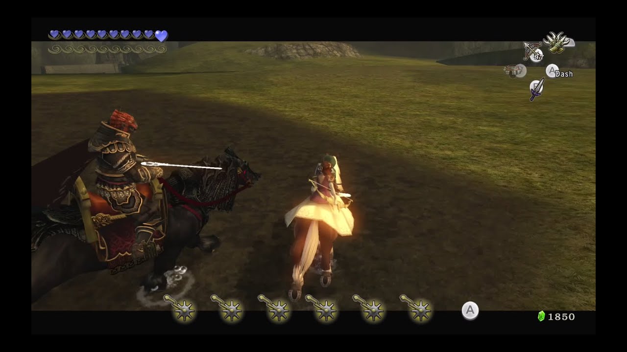 Zelda: Twilight Princess HD - Dark Rider Ganondorf Boss Battle (Hero Mode + Ganondorf amiibo)