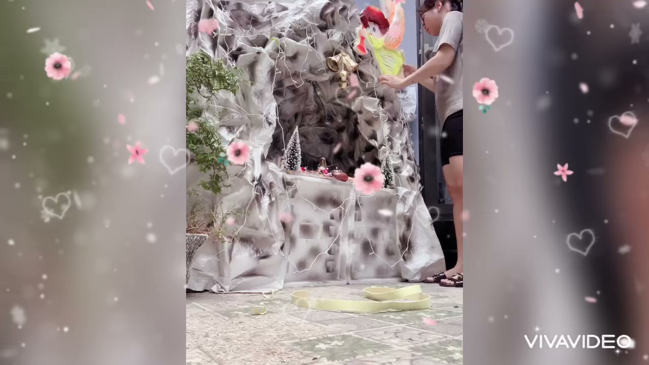 Chuẩn bị làm hang đá giáng sinh đón [ Chúa hài đồng] và đón noel | Noel 2021 - Merry X