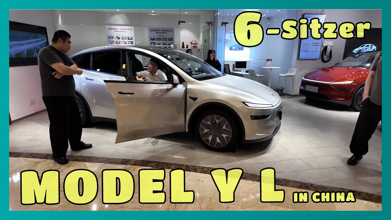 Warum ist das Model Y L in China BESSER? Der neue 6 Sitzer im ersten Eindruck!