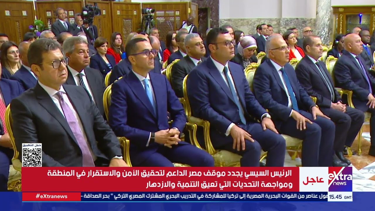 مؤتمر صحفي مشترك للرئيس السيسي ونظيره الرواندي بقصر الاتحادية