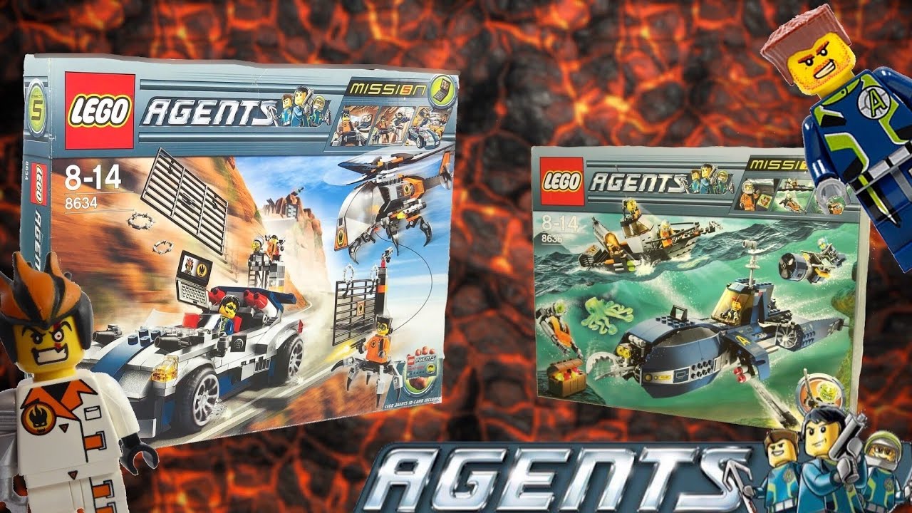 ЛЕГО АГЕНТЫ - ИСТОРИЯ СЕРИИ И ОБЗОР ВСЕХ НАБОРОВ 2008 / LEGO AGENTS