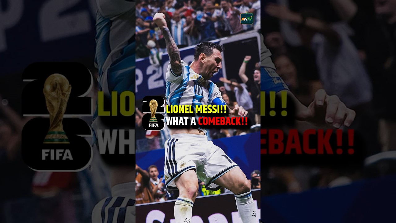 Lionel Messi CRIED After Argentina&rsquo;s EPIC 3-2 Comeback 😭🐐| FIFA World Cup 2026