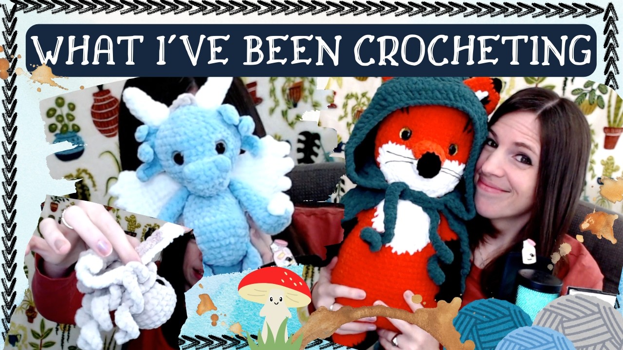 🧶 My Latest Crochet Creations | Yes, It's the Fox Again 🦊