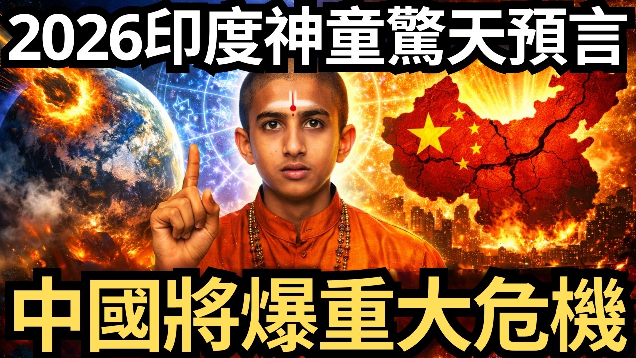 為何各國媒體刻意淡化印度神童阿南德2026全球預言，中國將有大事發生背後藏著誰不敢說的權力重組計畫！意識覺醒