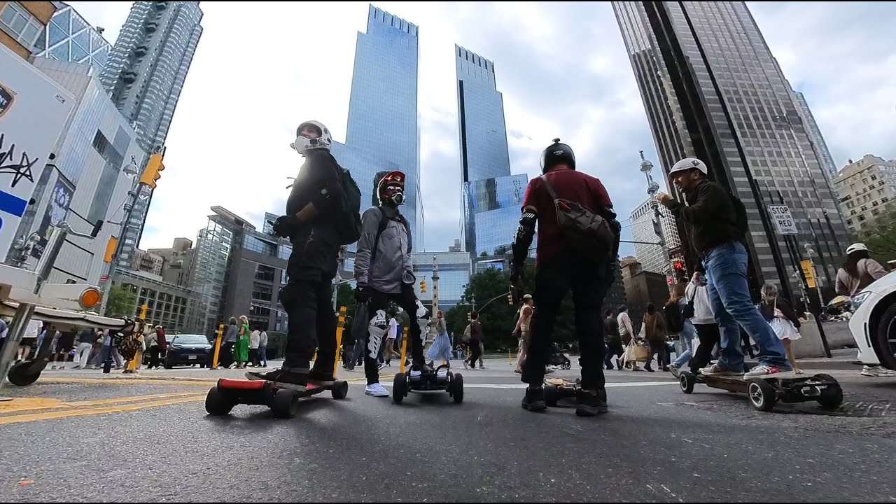 Chill Sunday Eskate ride in NYC
