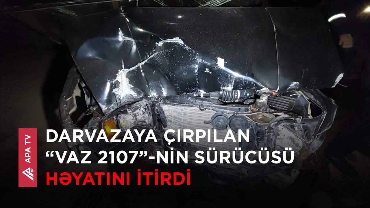Şirvanda baş verən qəzada sürücü ölüb – APA TV