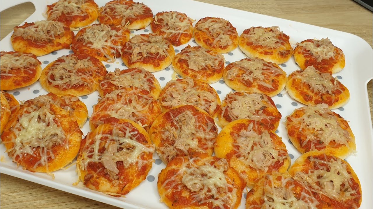 Recette de mini pizza super moelleuse 😋