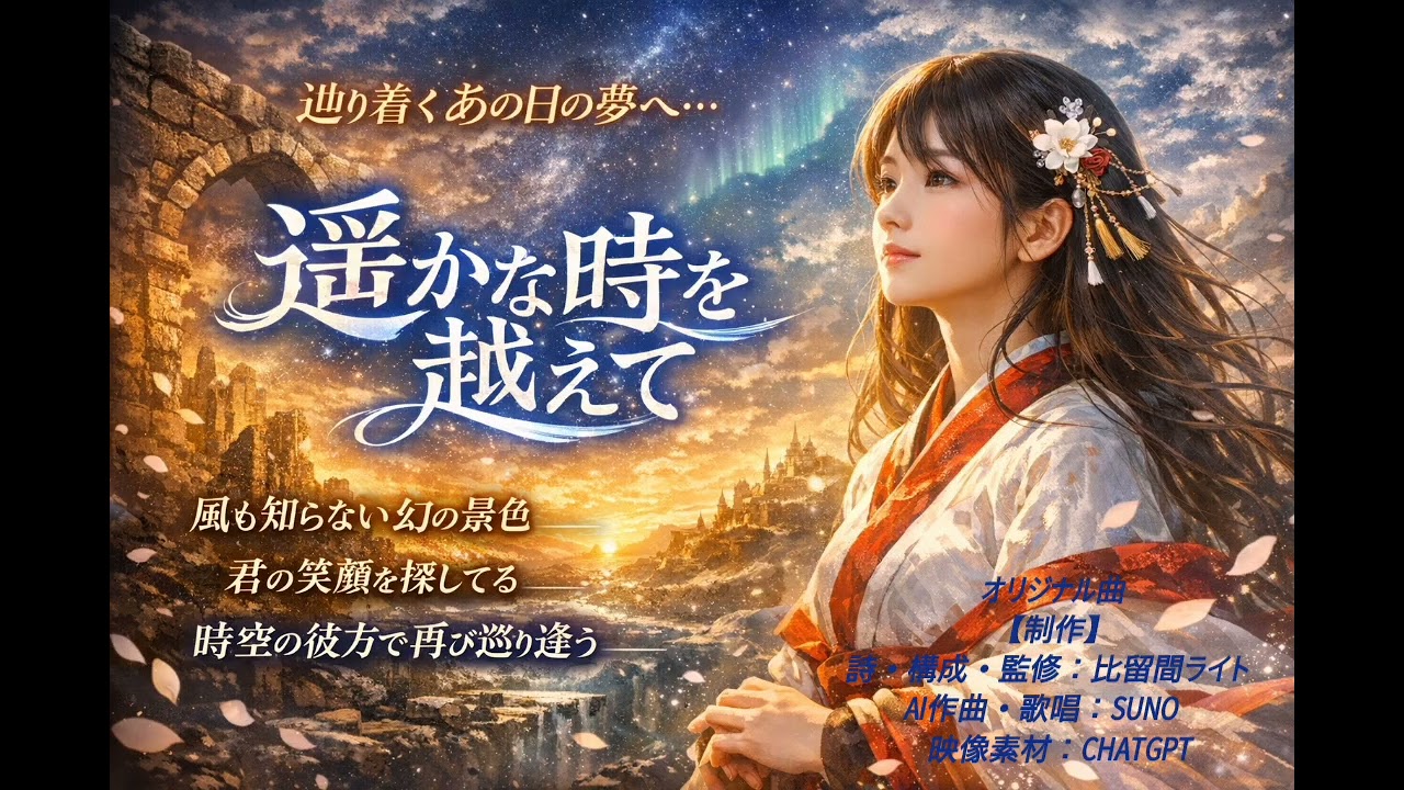 遥かな時を越えて 本当に見たかった景色 Japanesepop オリジナル曲（original song）