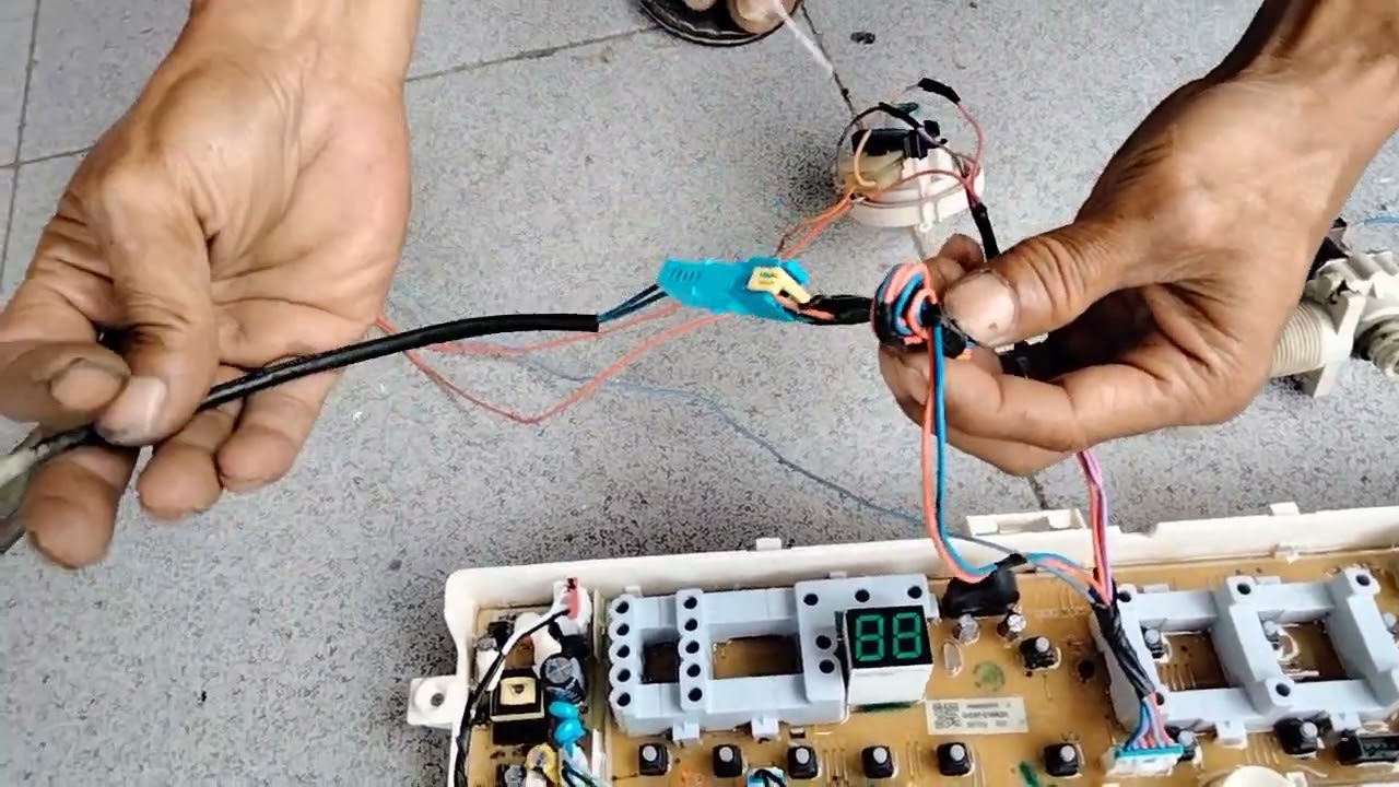 WIRING DIAGRAM DAN KABEL MESIN CUCI SAMSUNG TOP LOADING 
