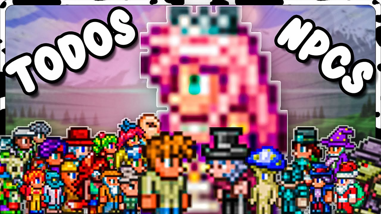 TERRARIA: ENCONTRE TODOS OS NPCS E CONSTRUA A CIDADE DOS SEUS SONHOS! – TERRARIA 1.4.4.9 - MIMOSINHA