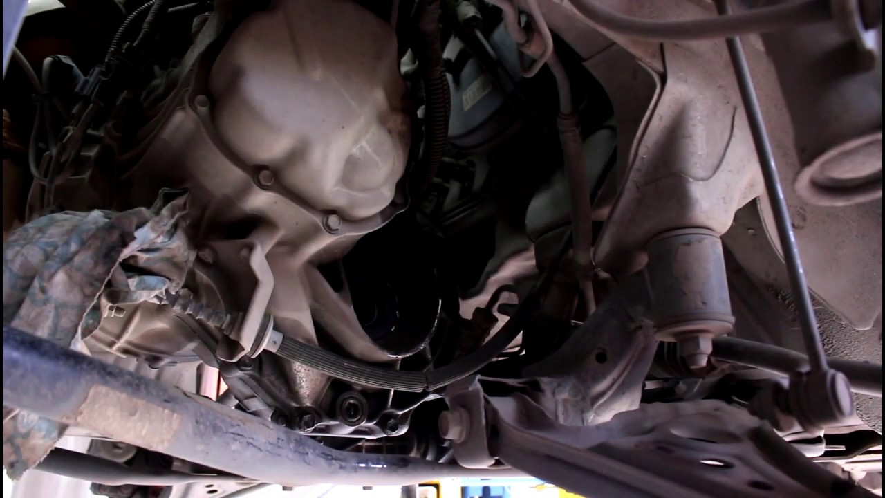 Замена сальника привода и масла в МКПП на Chevrolet Aveo Шевроле Авео 2009 года