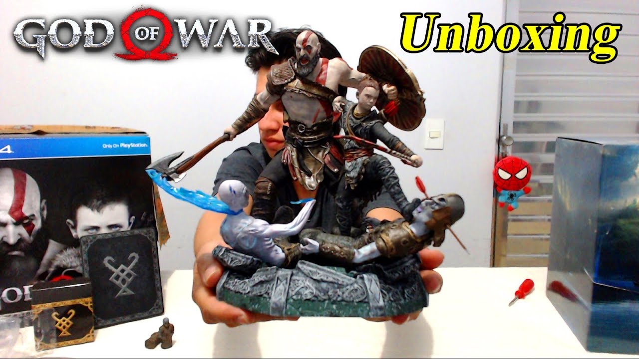UNBOXING da EDIÇÃO DE COLECIONADOR do novo GOD OF WAR