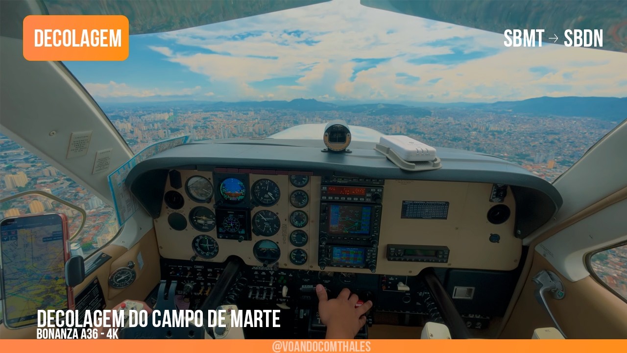 Decolagem Campo de Marte - SBMT RWY30