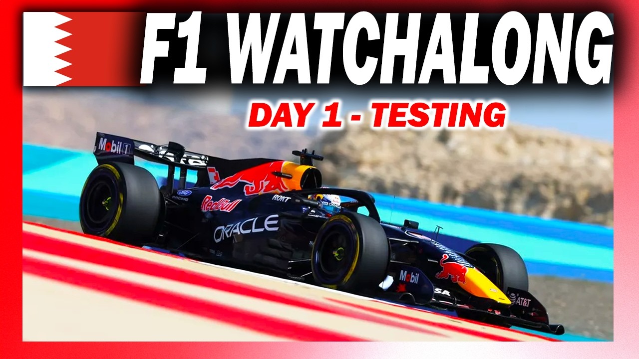 🔴 F1 Watchalong - DAY 1 TESTING - with Commentary & Live Timings