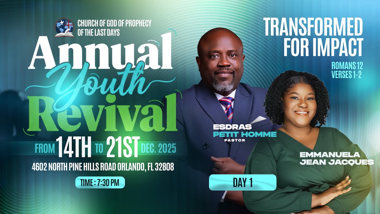 COGOP Youth Presents Annual Youth Revival | Day 1 | Dec, 14th 2025