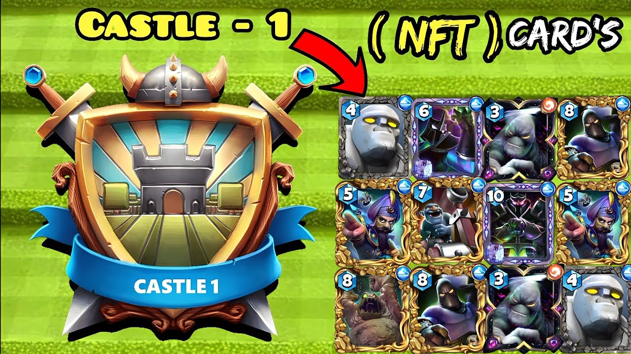 Trolling Opponents In Castle - 1 With All NFT Card's In One Deck! - Castle Crush