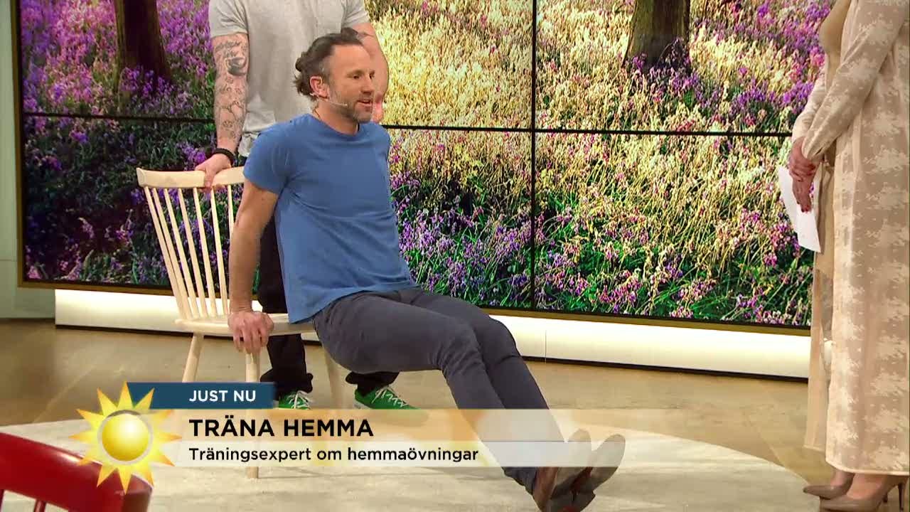 Så tränar du bäst hemma - Nyhetsmorgon (TV4)
