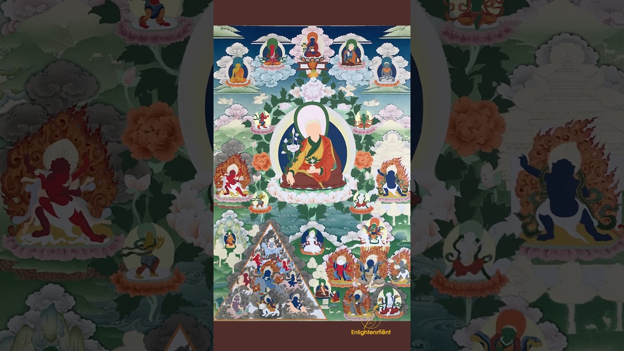 18th century retro thangka / @enlightenmentthangka