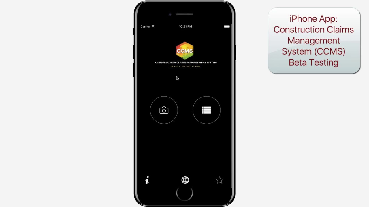 iPhone App : Construction Claims Management System (CCMS) - Video Tutorial
