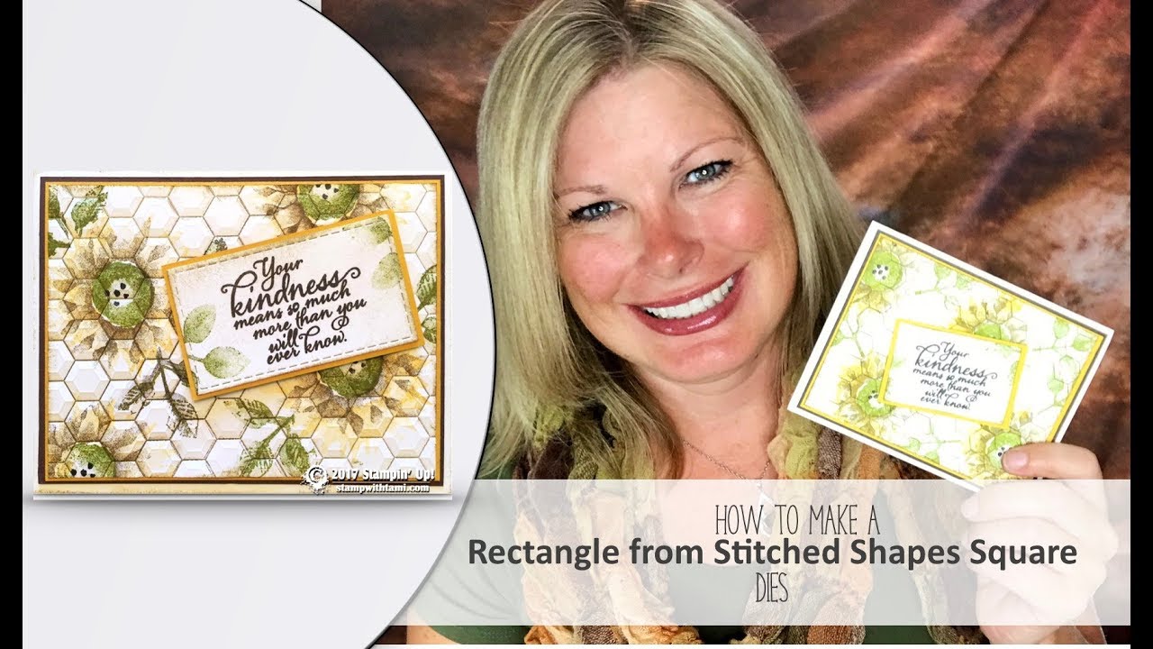 How to make a Painted Harvest Wow Card with Stampin Up Big Shot Techniques