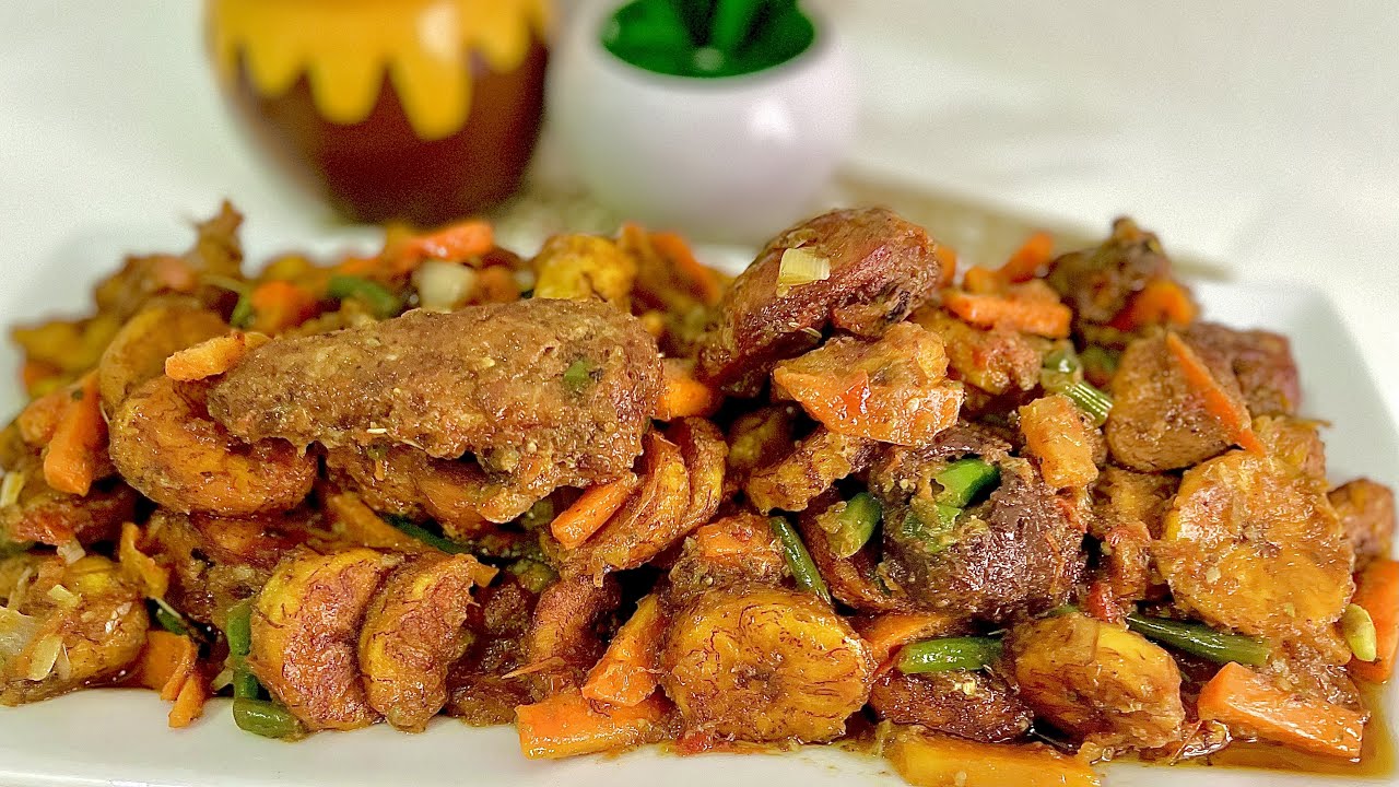 HOW TO COOK CAMEROONIAN POULET DG | STEP BY STEP SUCCULENT RECIPE