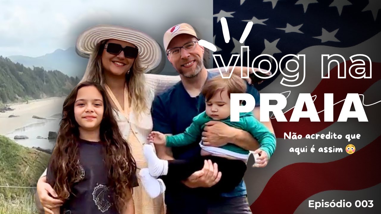 Olha o achei aqui na praia de Oregon #eua 😱 VLOG COMPLETO
