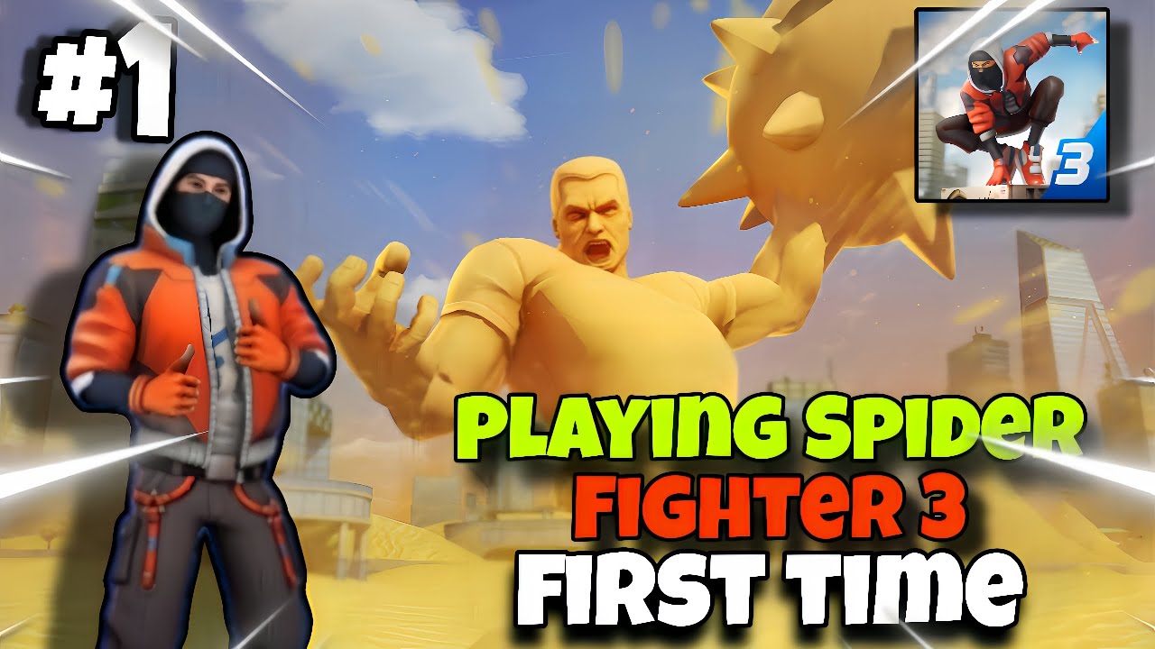 PLAYING SPIDER FIGHTER 3 FIRST TIME 😯 #spiderfighter3 #primezaidgaming 