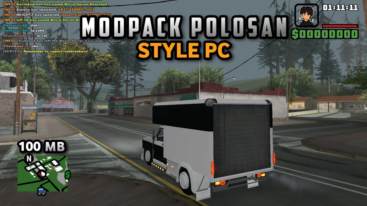 MODPACK POLOSAN STYLE PC!! | GTA SAMP ANDROID