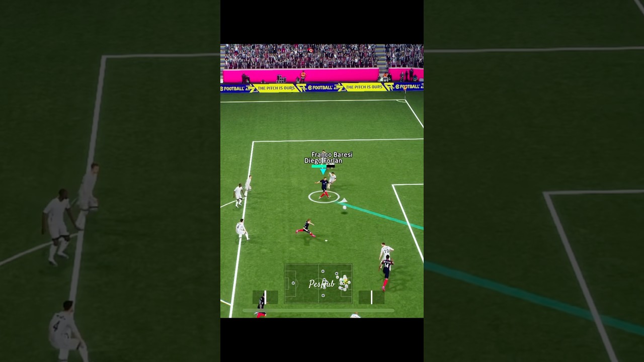 Диего Форлан Плавные движения 🥵#efootball2025 #efootball #pes #shorts