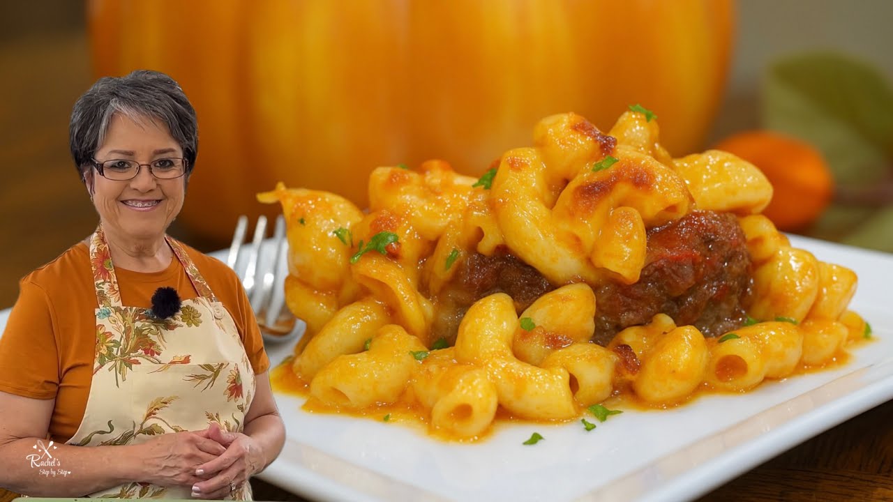 Простая запеканка с макаронами и сыром из мясного рулета! ❤️