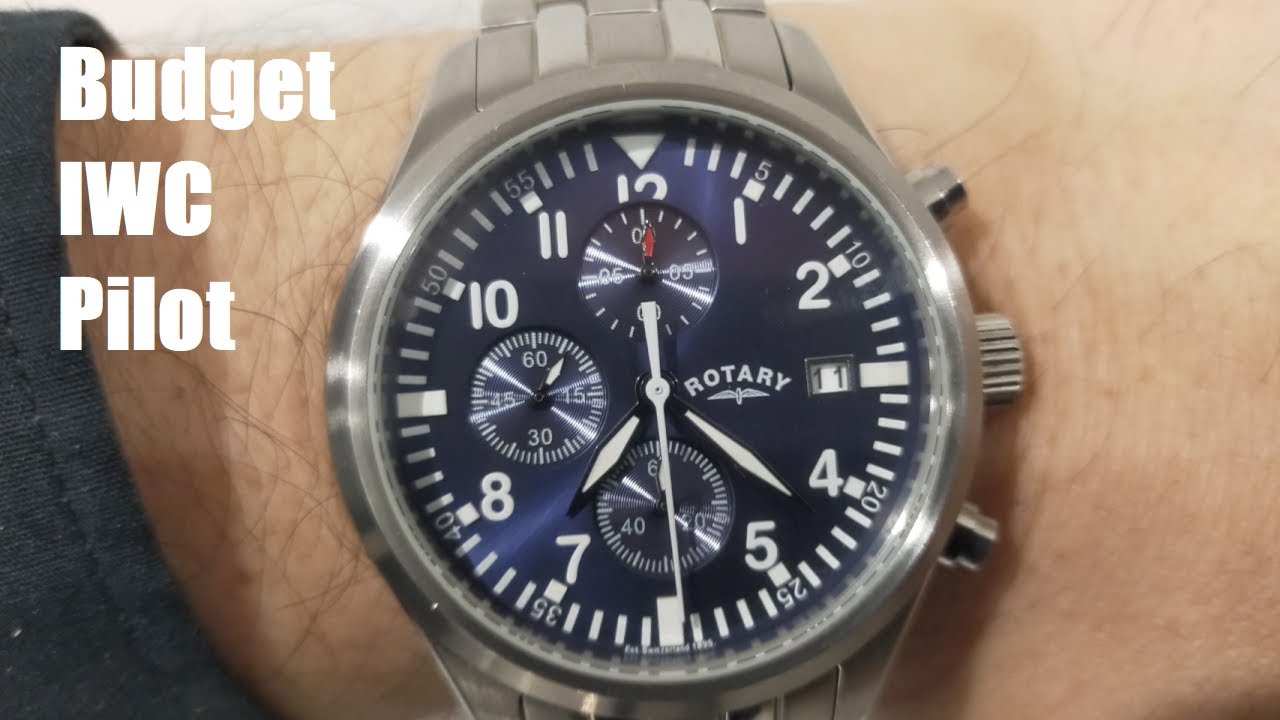 Rotary GB02680-05-X Pilot Watch