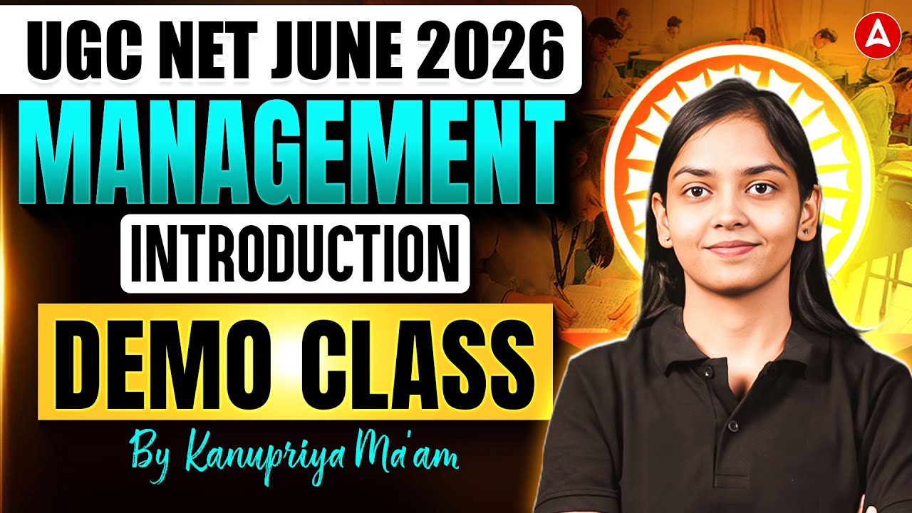 UGC NET Management | UGC NET Management Demo Class By Kanupriya Mam
