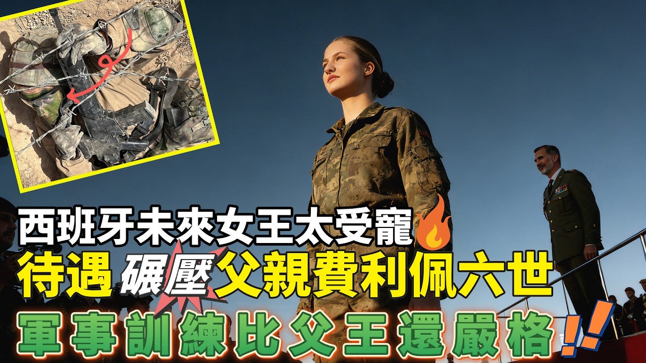 西班牙未來女王太受寵！待遇碾壓父親費利佩六世，軍事訓練比父王還嚴格
