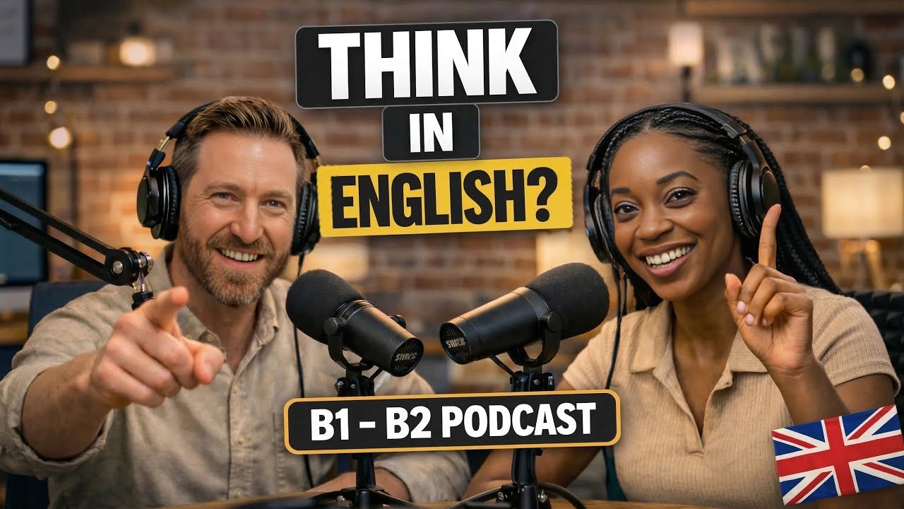 Think in English Naturally | English Speaking Practice Podcast (B1-B2)