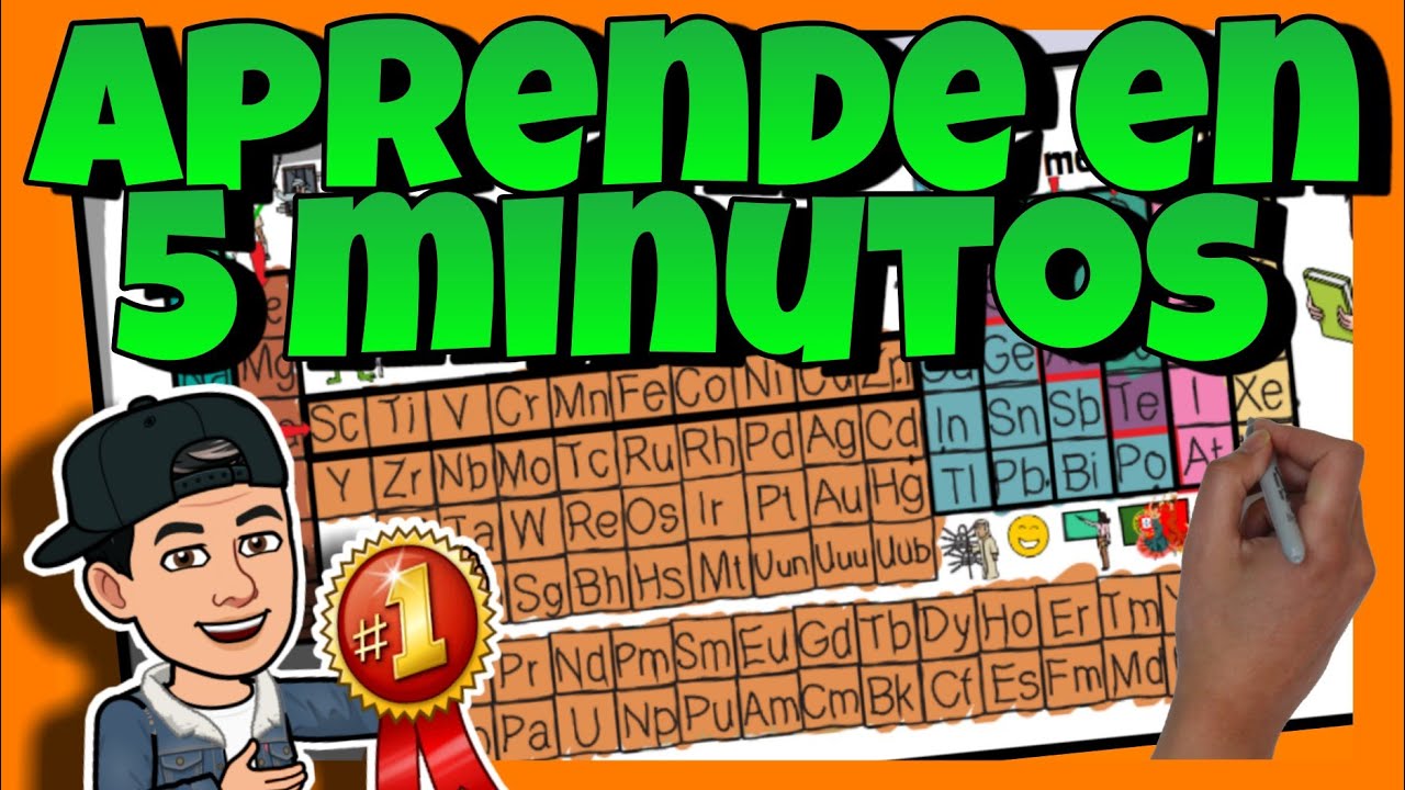 😎 Como APRENDERSE la TABLA PERI&Oacute;DICA F&Aacute;CIL y R&Aacute;PIDO 🚀 en 5 minutos