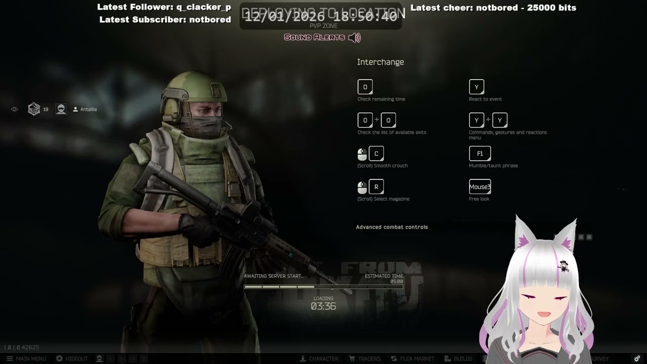 Dumb vtuber tries to survive in tarkov (fails miserably)