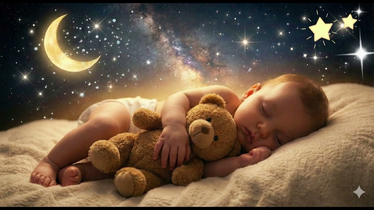 432Hz & 528Hz Lullaby: The Science of Deep Baby Sleep | DeepSleepBabyLab 💤