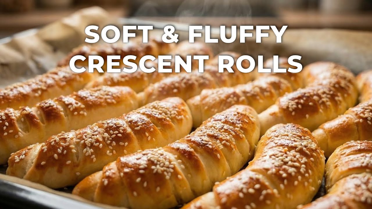 Soft & Fluffy Crescent Rolls | Traditional Balkan Kiflici