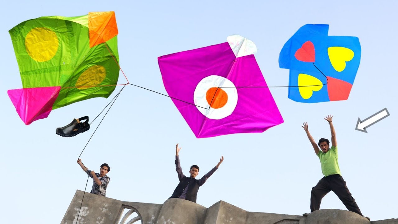 Abubaker Vs Umar Kite Catch Speed Race | Basant Kite Catch 