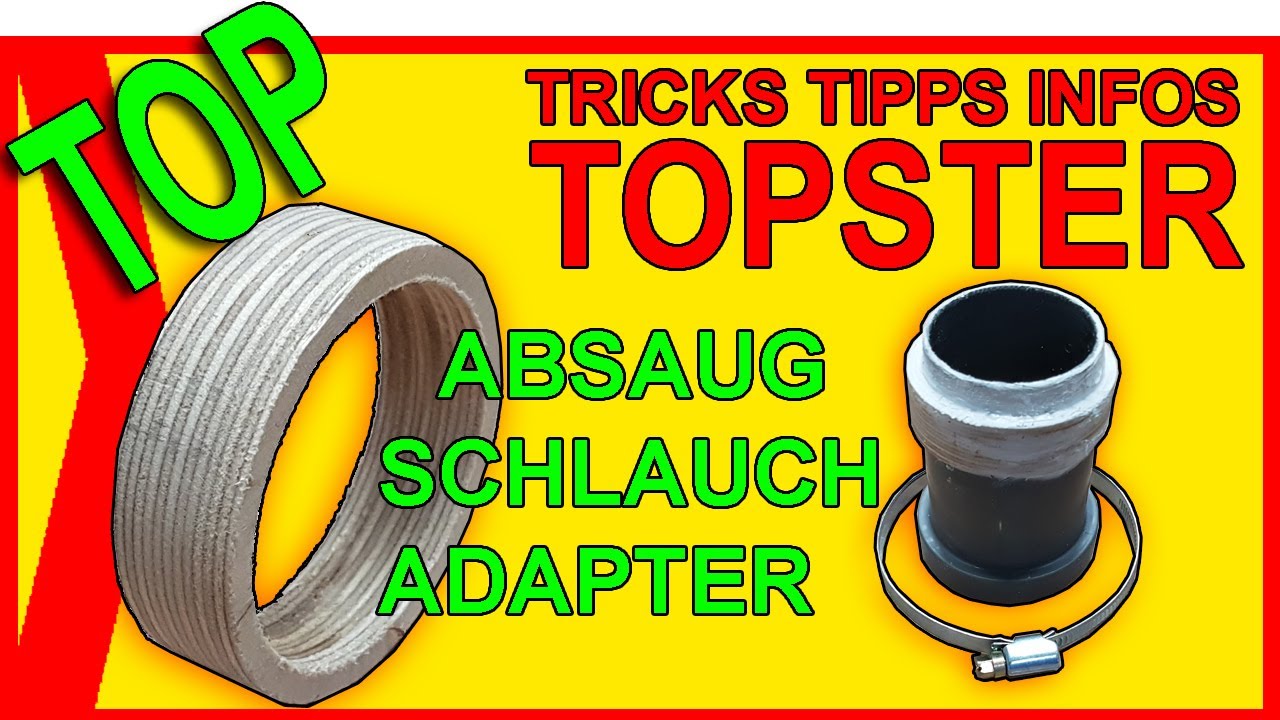 TOPSTER TOOLS:  Absaugschlauch Adapter