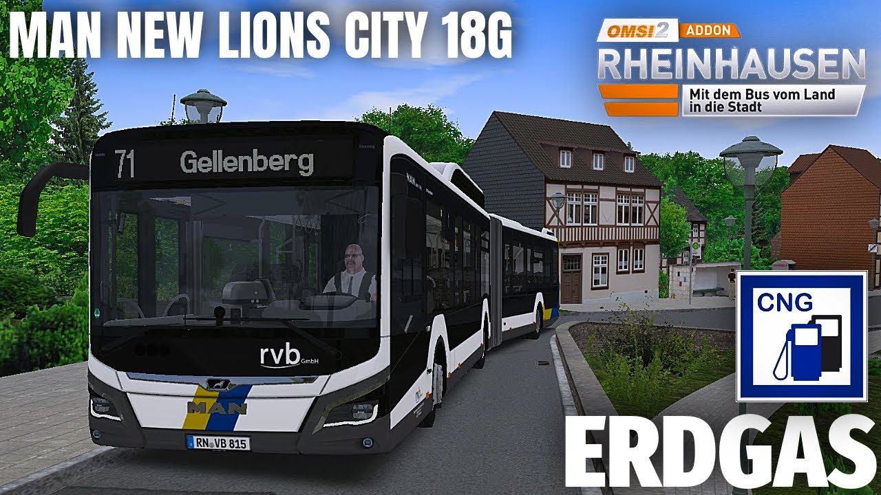 OMSI 2: MAN NLC ERDGAS in Rheinhausen Modded! #314 | PxlKiing