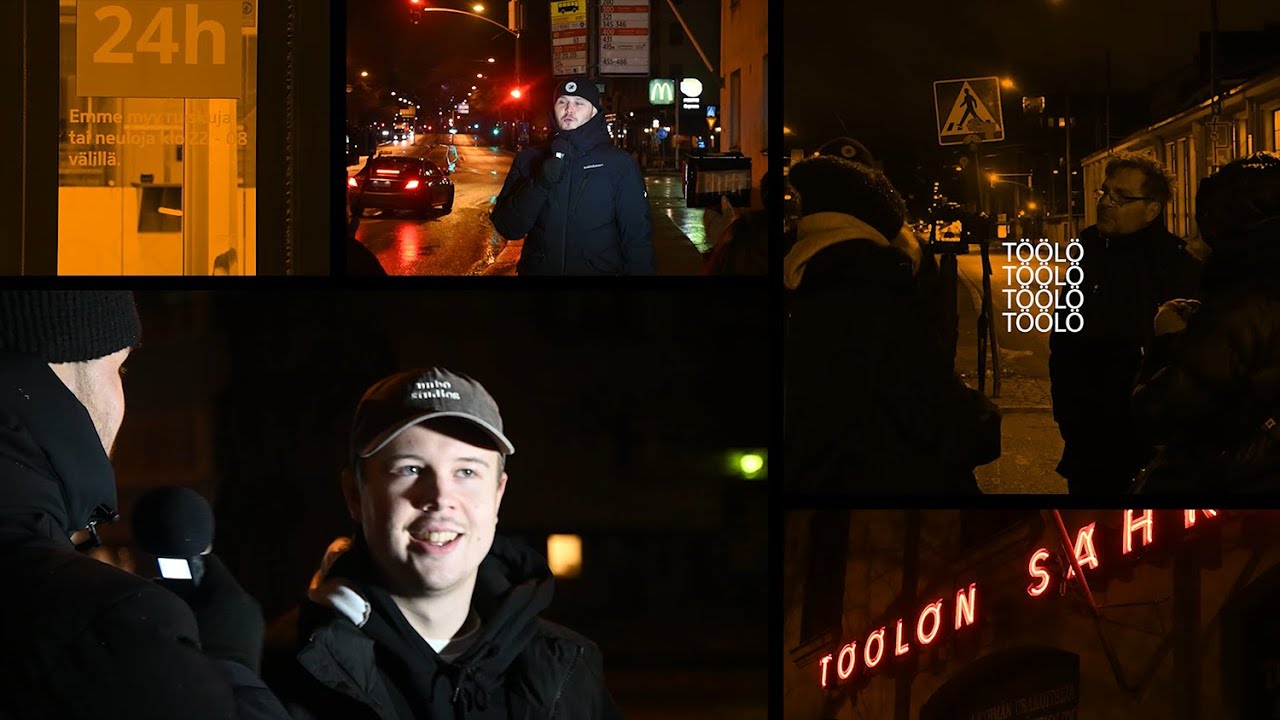 Mitä Helsingissä tapahtuu yöllä? - Helsinki by night TÖÖLÖ