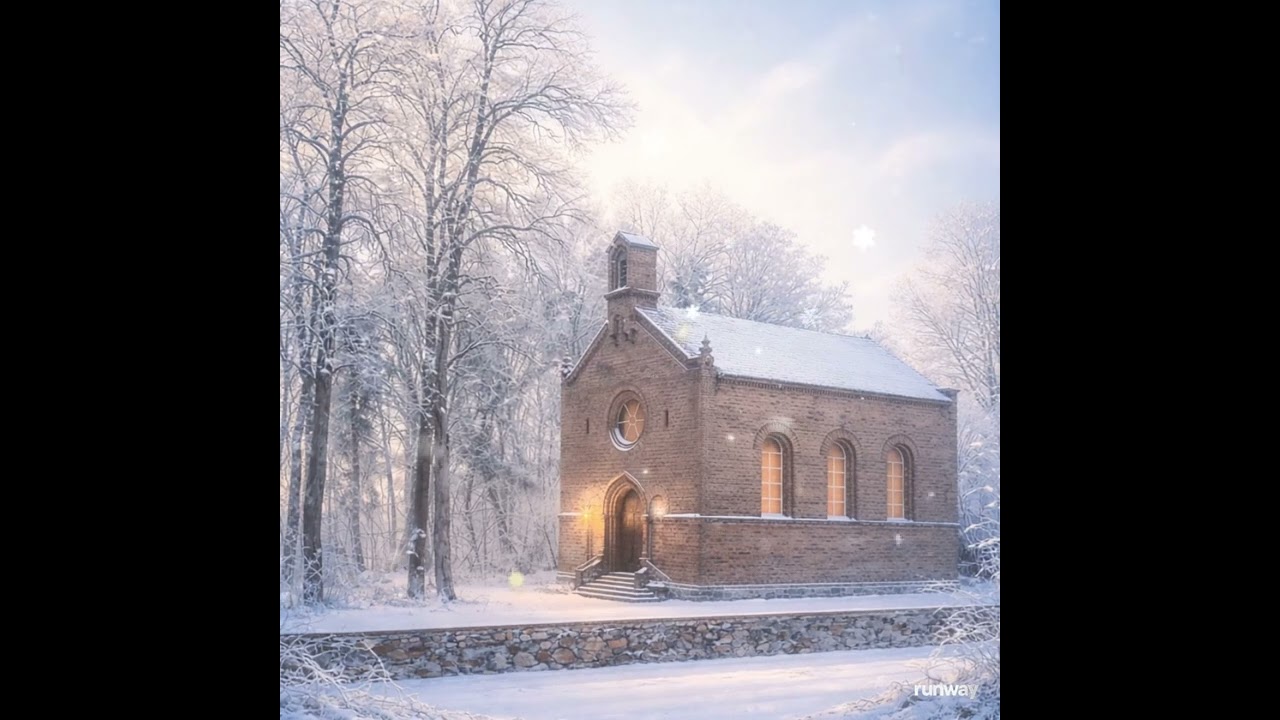 Peaceful Winter Church Ambience | Sleep, Relax & Study