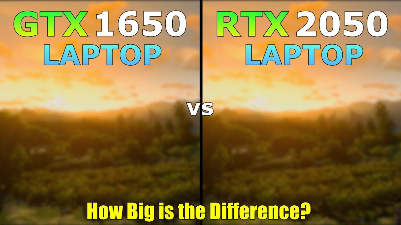 GTX 1650 vs RTX 2050 Laptop - 6 Games Tested in 2023 - any Difference?