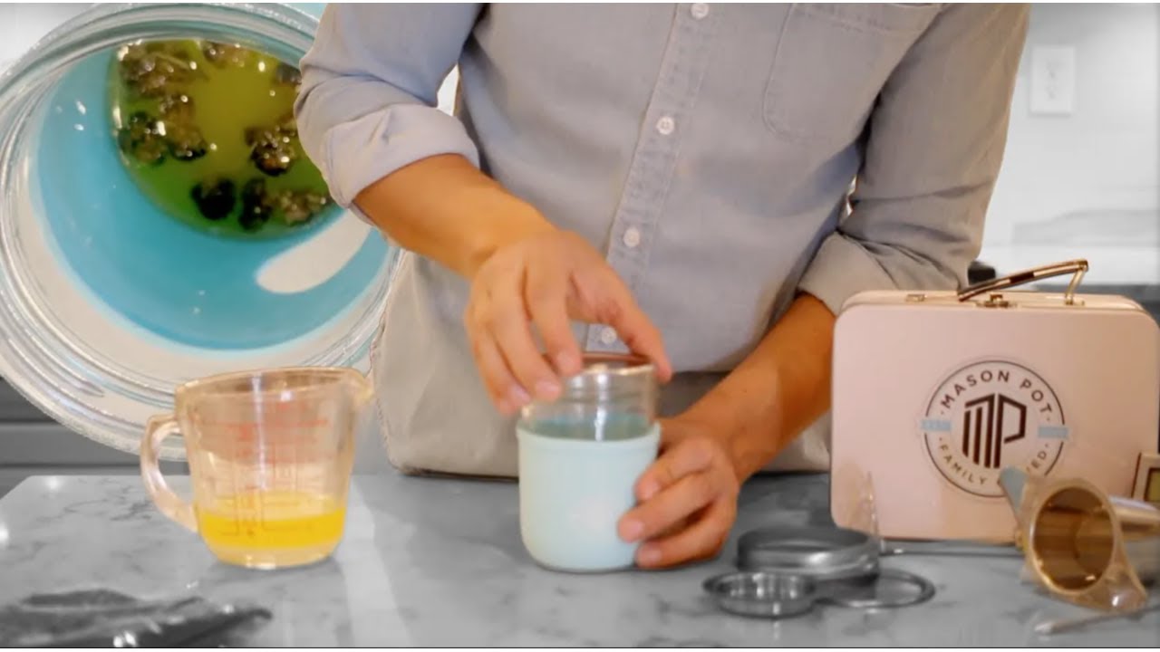 How To Make Small Batch Weed Infused Butter With Mason Pot Herbal Infuser & Decarb Kit @truebuds