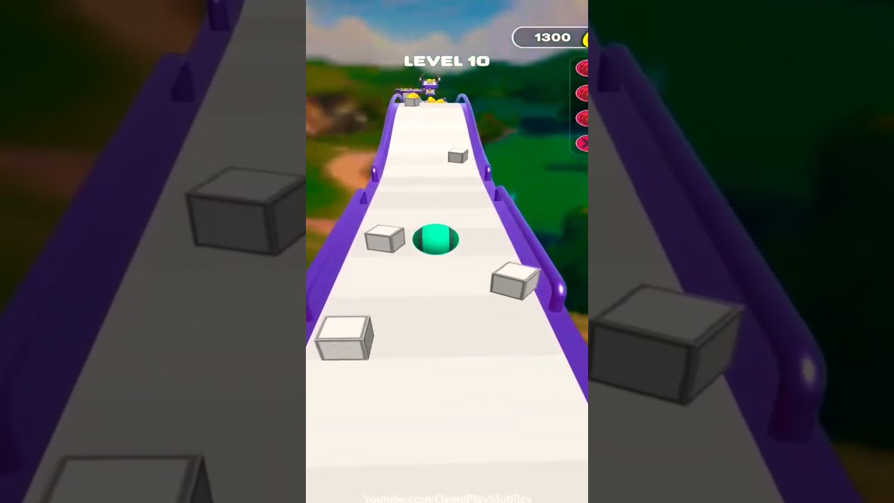 Rolling Ball Runner Game (android) level 10